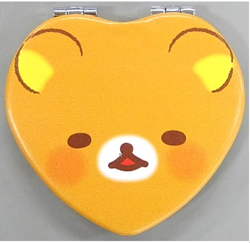 リラックマ&コリラックマ ハート型ミラー