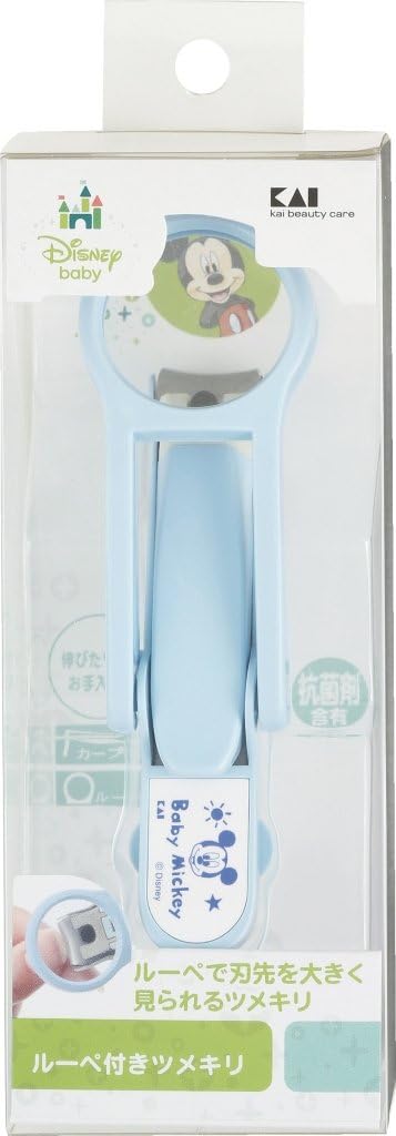 貝印 Baby Mickey ベビーミッキー ルーペ付きツメキリ※日時時間指定不可の商品です 詳しくは商品説明にて