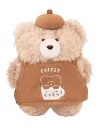 モコモカ　マスコットバッジ　ミル（ベージュ）※日時時間指定不可の商品です　詳しくは商品説明にて