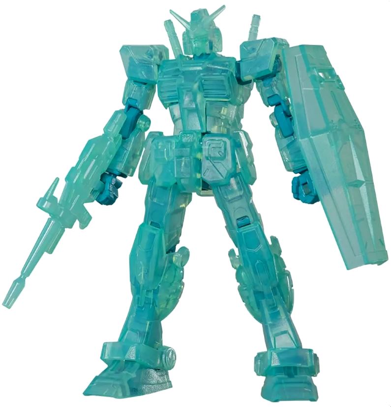 トレーディングフィギュア　ガンダム(初音ミク クリアカラーVer.) 「機動戦士ガンダム CAPSULE ACTION ～初音ミク color Ver.～」※日時時間指定不可の商品です　詳しくは商品説明にて