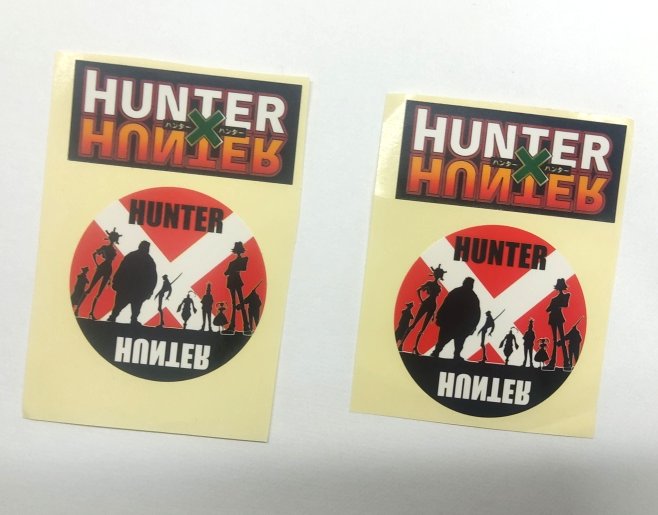 ハンターハンター ステッカーセット ハンターロゴセット ※送料無料の場合はクリックポスト等なので時間と日時指定はできません