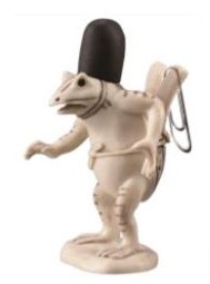 ZAK 鳥獣戯画 蛙 鳥帽子 クリップかけ