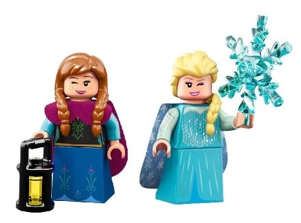 LEGO　ミニフィグ　ディズニー　2　アナ雪セット