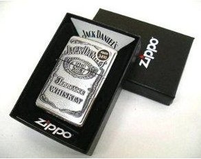 ジャックダニエルズジッポ ジャックダニエル　ZIPPOライター　ロゴ