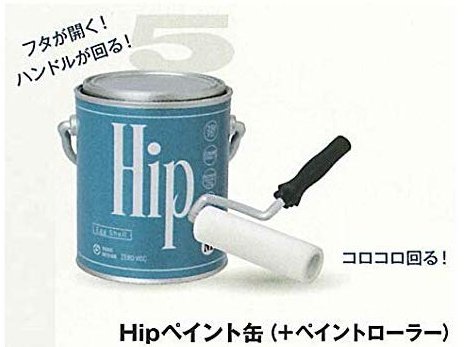 ■商品説明→面白雑貨　ホームセンター DIY ミニチュアコレクション　Hipペイント缶(+ペイントローラー)　未使用品。サイズ：約25-70mm。ファッション雑貨を取扱中！！　裏原系、ストリート、レディース　その他レアで気になるアイテム満載！！　