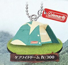 面白雑貨　コールマン キャンプグッズマスコット　タフワイドドーム 4/300