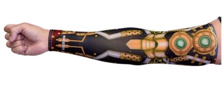 サイボーグアーム2 アームカバー スチームパンク(ブラック)