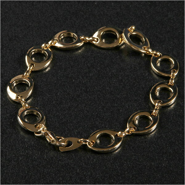 ブレスレット【オーバル】ゴールド メンズ【メール便対応商品】 HIPHOP 90 ヒップホップ ラッパー マイ..