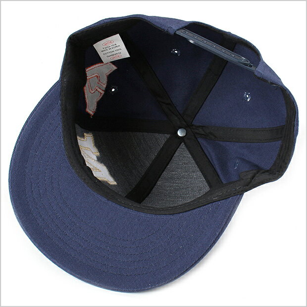 SNAP BACK CAP/スナップバックキャップ (NY：ネイビー×オレンジ)メンズ ファッション 服 HIPHOP B系 B BOY DANCE ヒップホップ ダンス 衣装 AMAZING アメージング