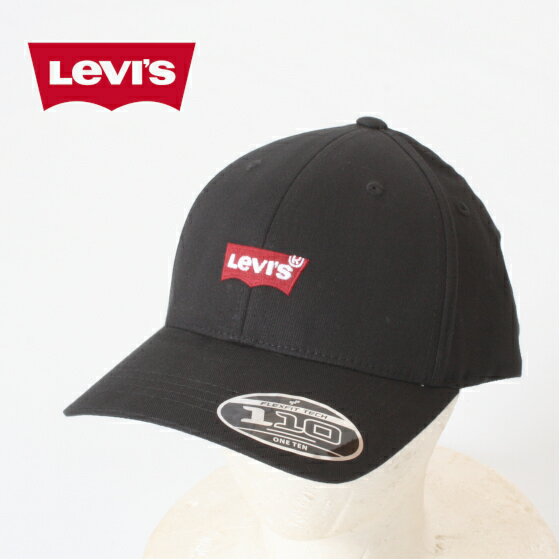 楽天Amazingリーバイス ロゴキャップ 【LOGO：FLEX FIT】（ブラックxレッドxホワイト） LEVI'S CAP ローキャップ メンズ レディース LEVIS キャップ ファッション 服 HIPHOP B系 B BOY DANCE ヒップホップ ダンス 衣装 黒 白 赤 AMAZING アメージング