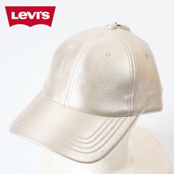 楽天Amazingリーバイス ストラップバック ローキャップ 【SHINY】（シャイニーシルバーゴールド） LEVI'S CAP メンズ レディース LEVIS キャップ ファッション 服 HIPHOP B系 B BOY DANCE ヒップホップ ダンス 衣装 金 銀 ゴールド シルバー シャンパン AMAZING アメージング