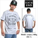 ▼SALE!!!▼RICHEND/リッチエンド Tシャツ グレー×ブラックファッション 服 HIPHOP B系 B BOY DANCE ヒップホップ ダンス 衣装 AMAZING アメージング