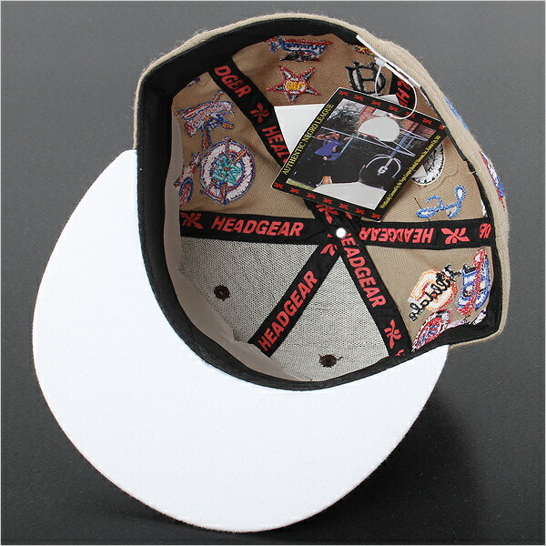 HEAD GEAR/ヘッドギア B.B.CAP【NEGRO LEAGUE】 ブラウン×ベージュ AMAZING・アメージング 411 フォーダブワン ソウルジャパン SOULJAPAN 雑誌掲載 メンズ ファッション 服 HIPHOP B系 B BOY DANCE ダンス 衣装
