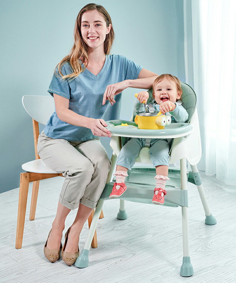 ベビーチェア 折り畳み ローチェア スマートハイチェア 赤ちゃん用 お食事椅子 離乳食 テーブルチェア 多機能 子供イス 6か月~4歳適用＼送料無料／