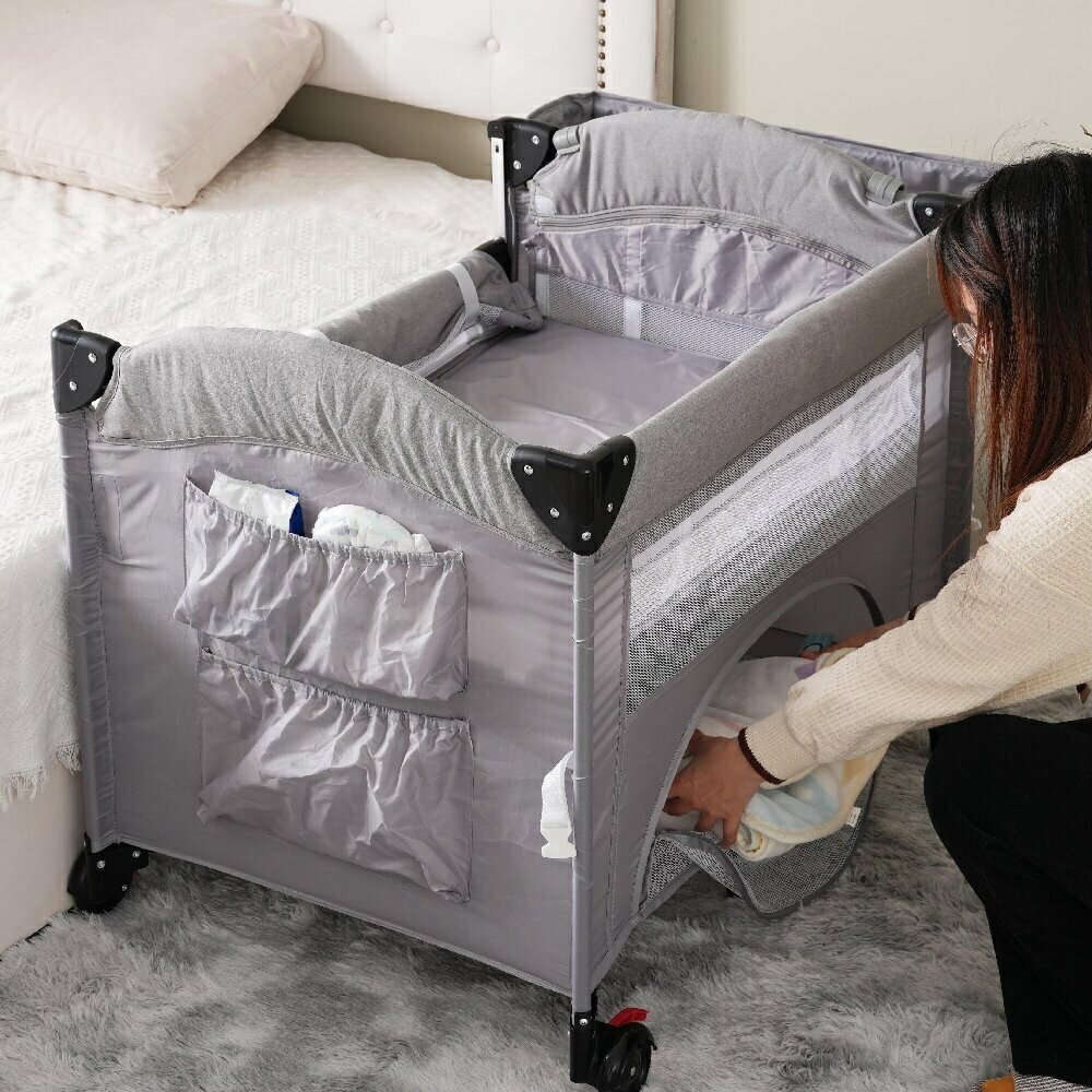 ベビーベッド 添い寝 キャスター付 Amazon.co.jp: ベビーベッド 折りたたみ 添い寝 幼児用ベッド