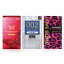 コンドーム モイスト6個入 0.02 たっぷりゼリー 6個入 パンサー 12個入 3点セット コンドーム 避妊具 スキン ゴム MB-C