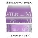コンドーム 業務用大容量 オカモト New SILK ニューシルク Mサイズ 144個入 コンドーム 避妊具 スキン ゴム PK-B