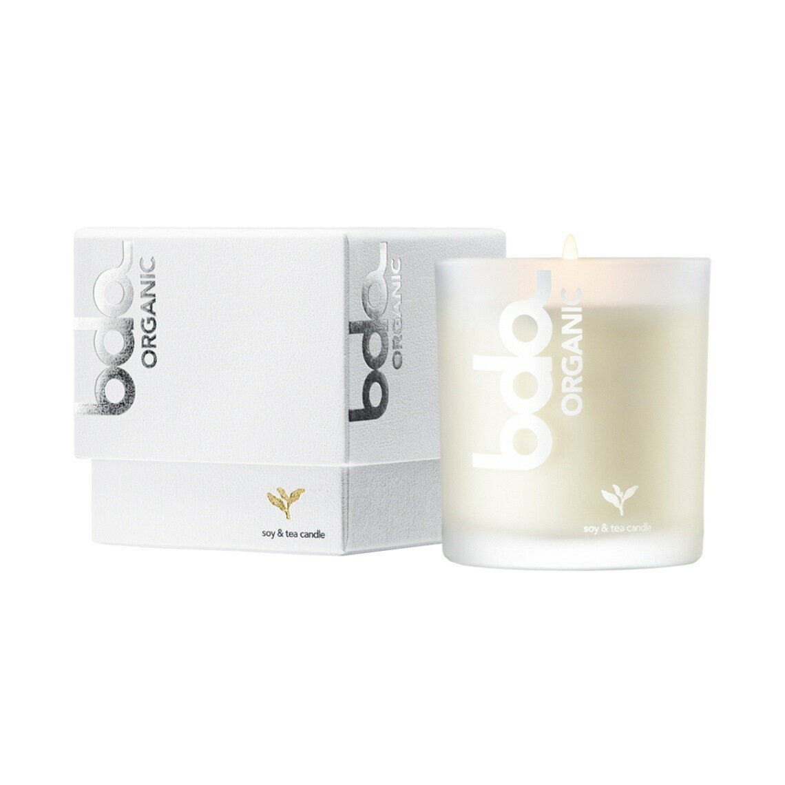 bda Organic ソイ&ティーキャンドル 180g 天然 ナチュラル 無添加 PK-B