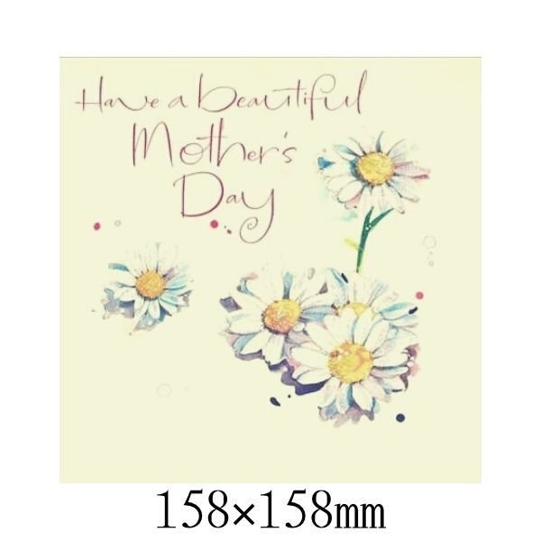 おしゃれ 母の日 グリーティングカード 白い花 CBMH0004 封筒付き メッセージカード インポート 輸入カード ラッピング レター ギフト プレゼント M...