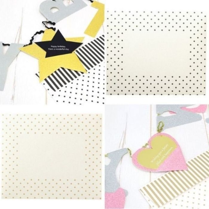 在庫処分お買い得商品 グリーティングカード オーナメント グリッター フラッグ W1500×H80mm バースデー ウェディング ラッピング レター ギフト プ...