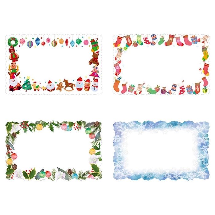 在庫処分お買い得商品 クリスマス ラッピング プレゼント コミュニケーションカード ラッピング レター ギフト MB-B