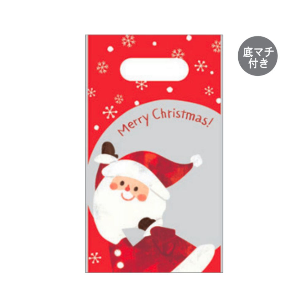クリスマス ラッピング プレゼント Xmas クリアハンディーバッグ キュートサンタ CV-023 レター ギフト MB-B