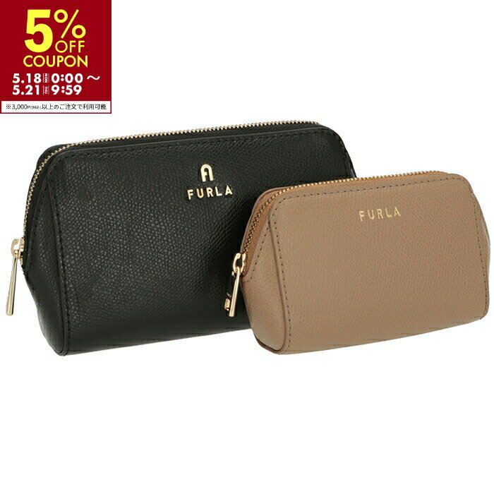 フルラ FURLA ポーチ CAMELIA M 2サイズセット コスメティックケース ミニ メイク...