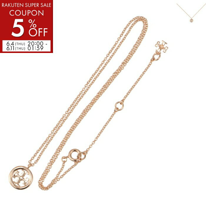 トリーバーチ TORY BURCH ネックレス MILLER PAVE ロゴ ペンダント ミラー 137185 0098