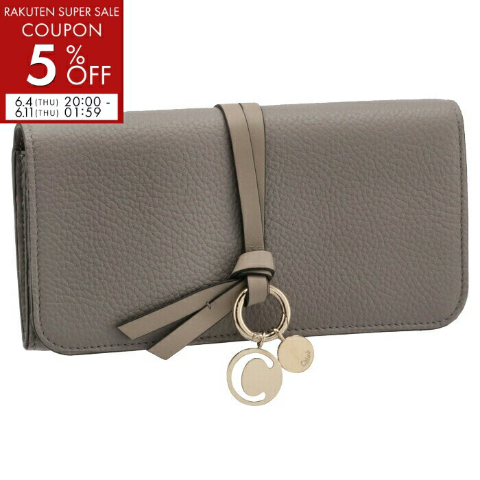 クロエ CHLOE 長財布 二つ折り スナップ ウォレット グレー系 CHC21WP942 F57 053【6R5】