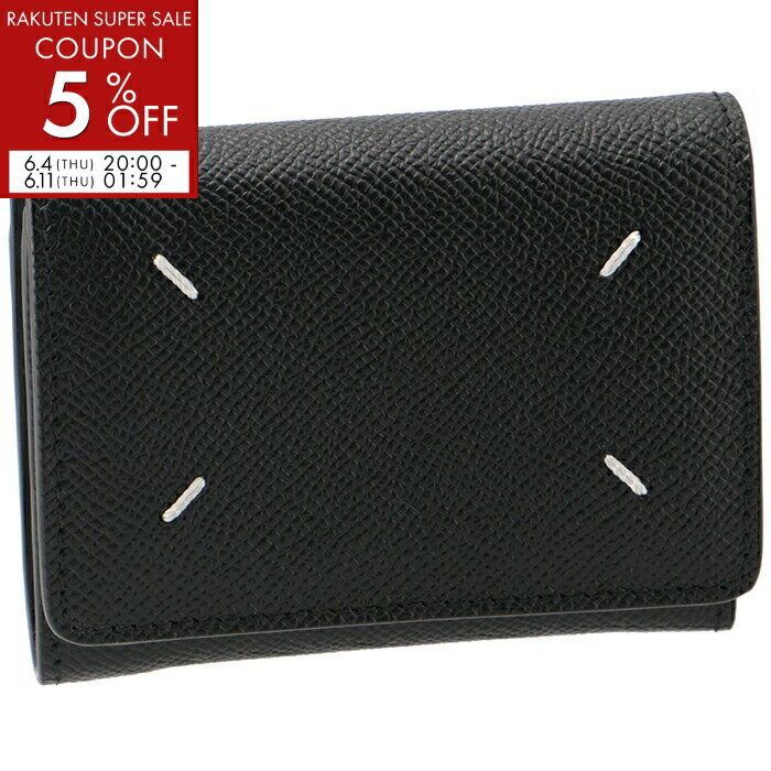 メゾン マルジェラ MAISON MARGIELA メンズ 財布 三つ折り ZIP COMPACT TRI FOLD 4ステッチ ミニ財布 三つ折り財布 SA3UI0017 P4745 T8013