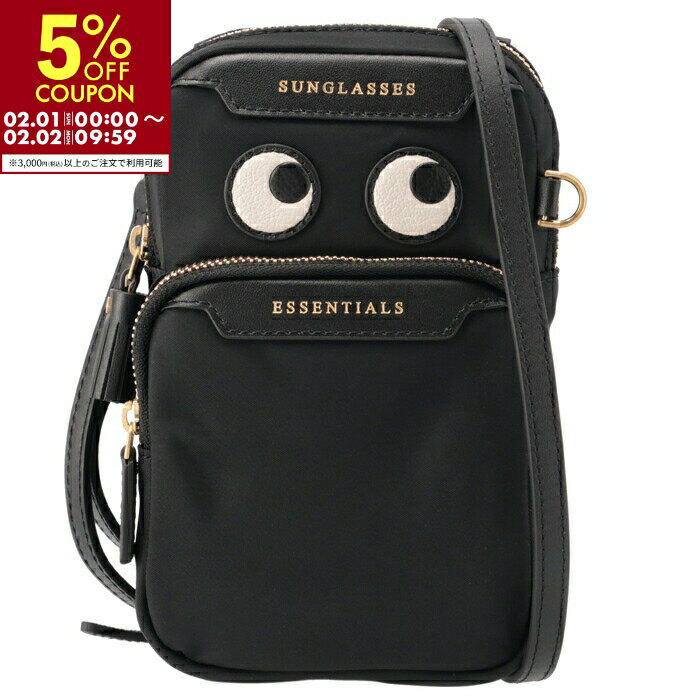 アニヤ ハインドマーチ ANYA HINDMARCH ショルダーバッグ EYES ESSENTIALS ナイロン ミニバッグ フォンホルダー 181631