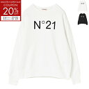 ヌメロ ヴェントゥーノ N°21 【大人もOK】キッズ トレーナー ロゴ スウェットシャツ ラウンドネック N21A23 N0154 0N900【2509rss-20】
