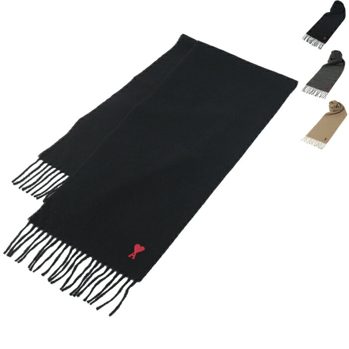 アミ パリス AMI PARIS マフラー AMI DE COEUR ウール スカーフ USF405 0001のサムネイル