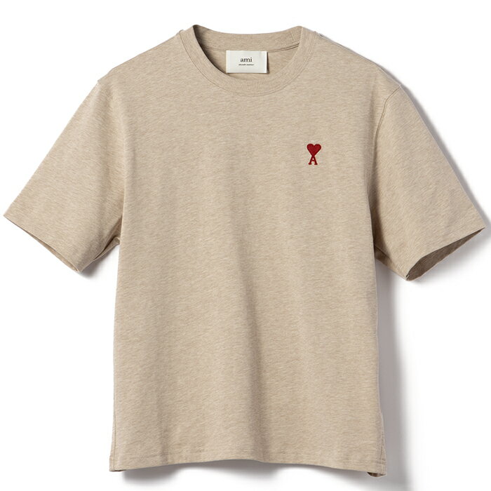 アミ パリス AMI PARIS Tシャツ AMI DE COEUR 半袖シャツ クルーネック 五分袖 ボクシーフィット 2024年春夏新作 UTS005 0005 2712