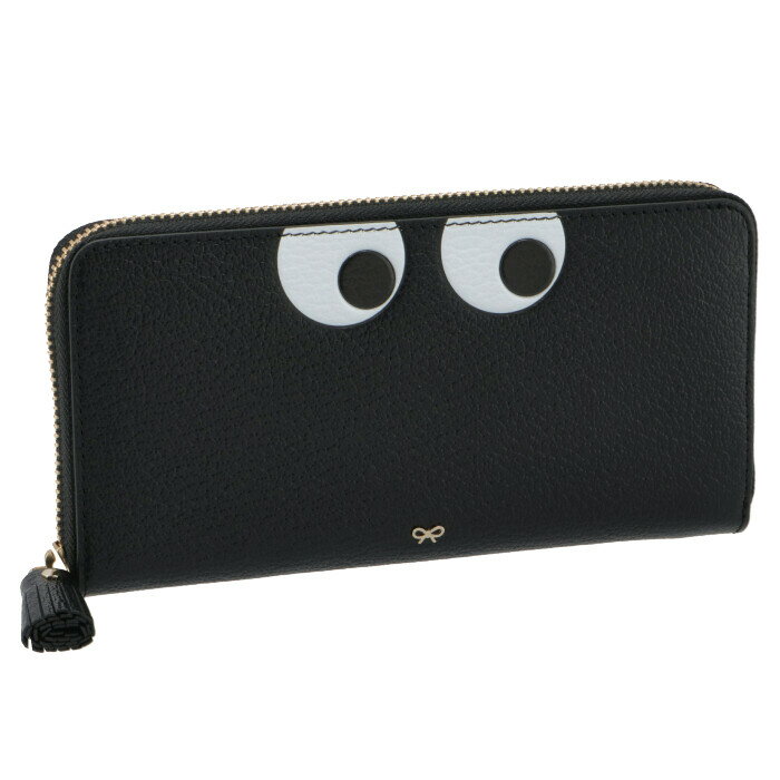 【楽天市場】アニヤ ハインドマーチ ANYA HINDMARCH 長財布 EYES ラウンドジップ ウォレット ブラック 912945