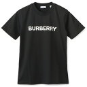 バーバリー Tシャツ メンズ バーバリー BURBERRY Tシャツ ロゴ コットンシャツ ショートスリーブ 半袖シャツ ブラック 2024年春夏新作 8080324【2024SS】