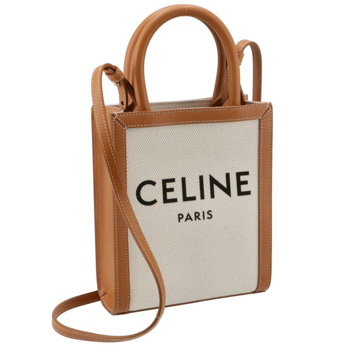 セリーヌ ハンドバッグ（レディース） セリーヌ CELINE ショルダーバッグ ミニ バーティカル カバ ベージュ系 19330 2BNZ 02NT【PU_CA】