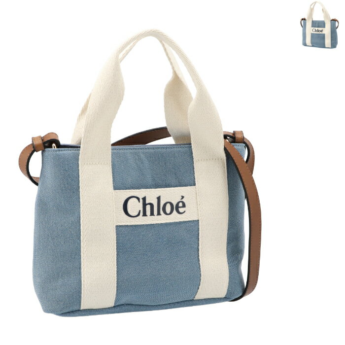 クロエ 夏バッグ レディース クロエ CHLOE 【大人もOK】キッズ ショルダーバッグ ロゴ トートバッグ クロスボディ 2024年春夏新作 C20046 0003 Z10【2024SS】