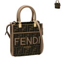 フェンディ 革トートバッグ レディース フェンディ FENDI トートバッグ スモール サンシャイン ショッパー FFファブリック ミニバッグ 2024年春夏新作 8BS092 ALP3【2024SS】