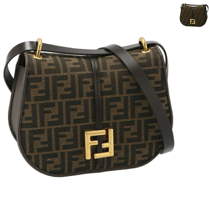 フェンディ ショルダーバッグ レディース フェンディ FENDI ショルダーバッグ カモン ミディアム FFジャカード クロスボディバッグ 2024年春夏新作 8BT366 AQ08【2024SS】