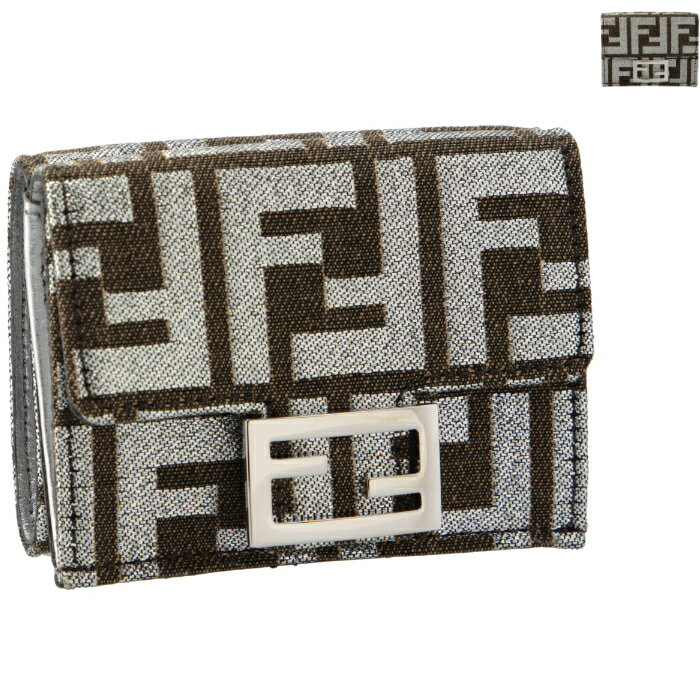 フェンディ FENDI 財布 三つ折り BAGUETTE バゲット FFロゴ ミニ財布 2024年春夏新作 8M0395 APKV 【2024SS】【PU_CA】