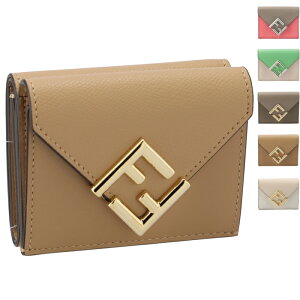 フェンディ FENDI 財布 三つ折り ミディアム FFダイヤモンド ミニ財布 8M0480 ALWA 【2023SS】【2306CO66】