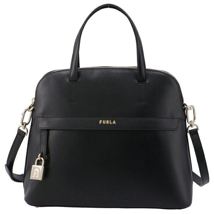 フルラ FURLA 2020年秋冬新作 バッグ PIPER ハンドバッグM ショルダー付き 2way ブラック BAQNFPI ARE000 O6000