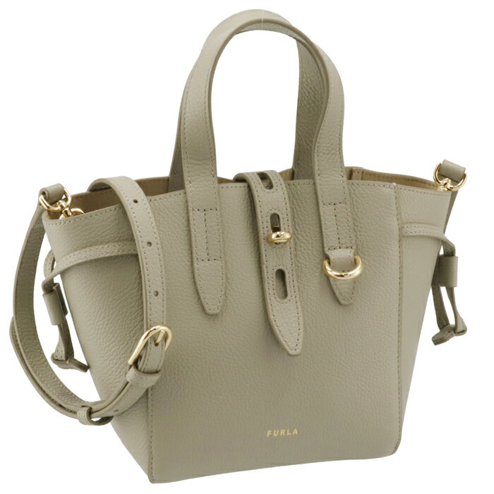 フルラ FURLA トートバッグ NET MINI TOTE ショルダー クロスボディバッグ ベージュグレー系 BASRFUA HSF000 M7Y00【10P0115】