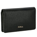 フルラ FURLA BABYLON 二つ折り カードケース 名刺入れ ブラック PS04 B30 O60