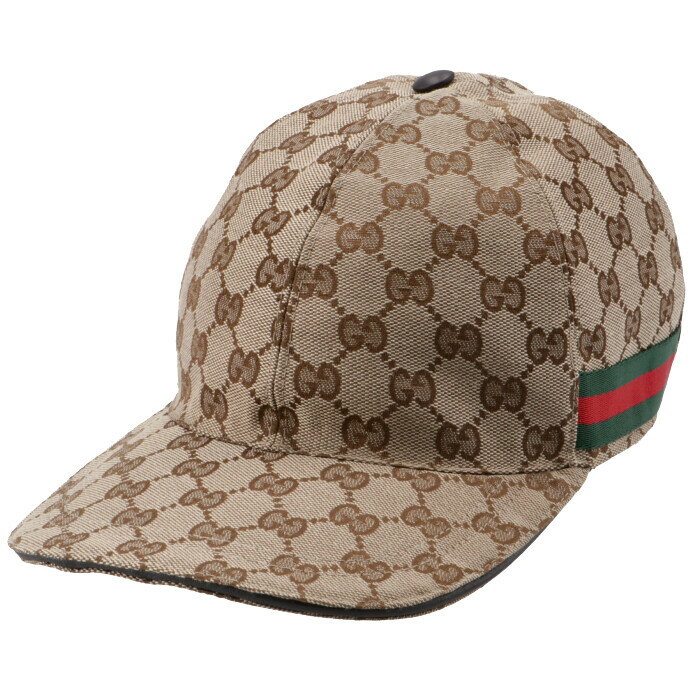 グッチ GUCCI ベースボールキャップ オリジナルGGキャンバス Mサイズ ベージュ系 200035 KQWBG 9791