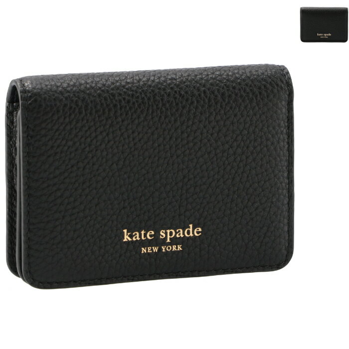 ケイト・スペード ニューヨーク ケイトスペード KATE SPADE カードケース 二つ折り AVA ビジネスカードケース 名刺入れ カードホルダー 2024年春夏新作 KD947 0018 【2024SS】【PU_CA】