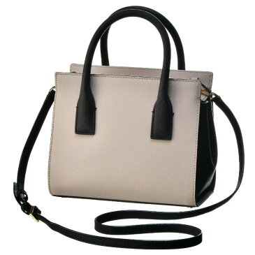 ケイトスペード KATE SPADE バッグ 通勤バッグ ショルダー付き 斜めがけ MINI CANDACE 2WAYハンドバッグ ベージュ×ブラック バイカラー PXRU6669 0007 913