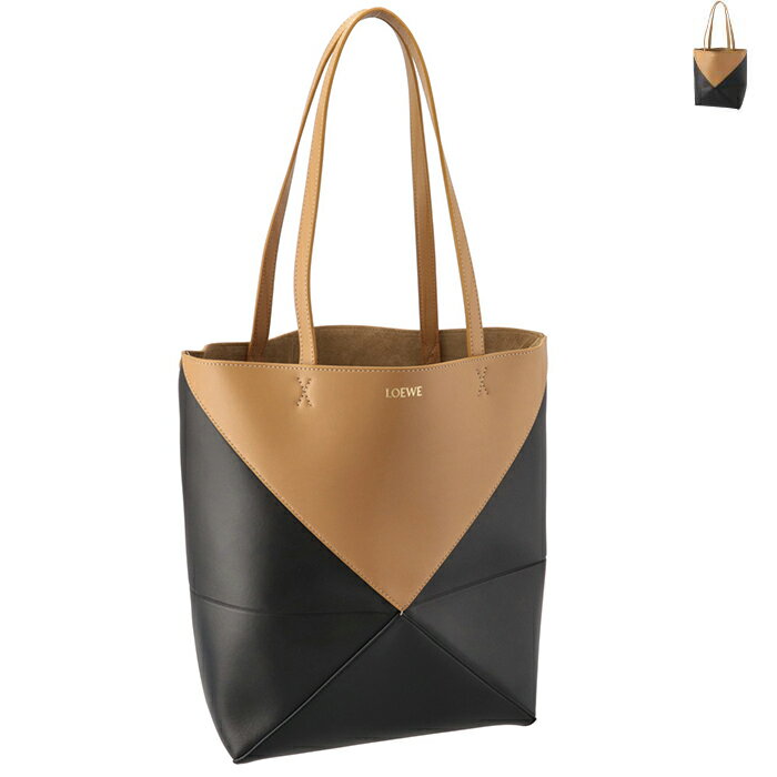 【P5倍！9/20限定】ロエベ LOEWE パズル トートバッグ フォルド トート ミディアム 折りたたみ PUZZLE TOTE バイカラー A779G50X18 0088のサムネイル