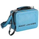 マークジェイコブス MARC JACOBS 2019年秋冬新作 ショルダーバッグ THE BOX 20 ザ テクスチャード ボックス 20 ブルー系 M0014840 0004 437